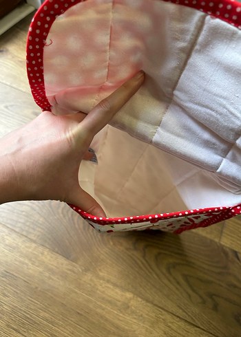 Nakışlı Renkli Kırmızı Mutfak Önlüğü - Görsel 2