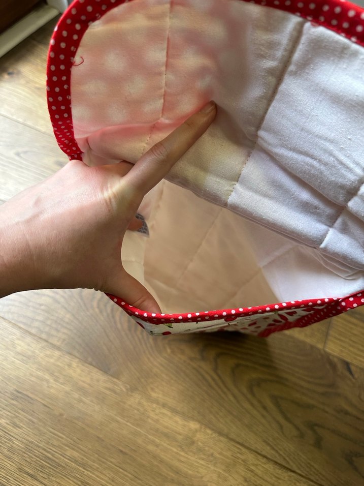 Nakışlı Renkli Kırmızı Mutfak Önlüğü - Görsel 2