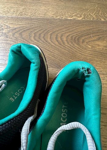 Lacoste Gri ve Yeşil Erkek Spor Ayakkabı - Görsel 4