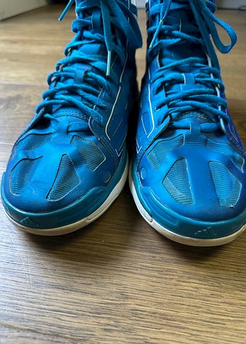 Mavi Adidas Adizero Basketbol Ayakkabısı - Görsel 5