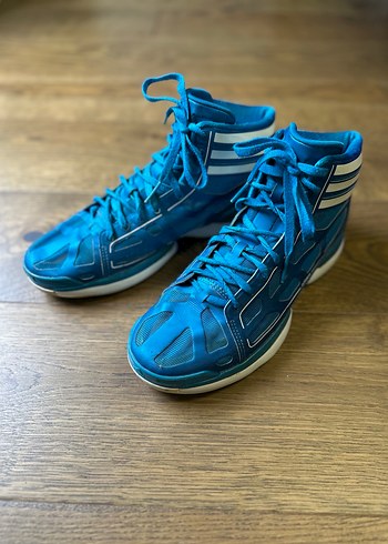 Mavi Adidas Adizero Basketbol Ayakkabısı - Görsel 2
