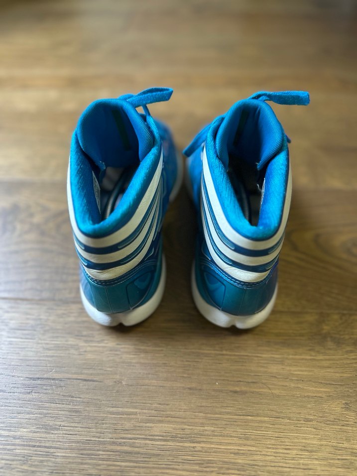 Mavi Adidas Adizero Basketbol Ayakkabısı - Görsel 3