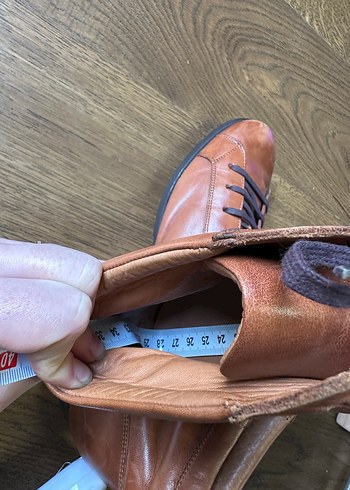 Kahverengi Deri Bağcıklı Erkek Botu - Görsel 10