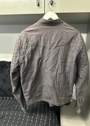 Kahve Erkek Biker Ceket - Görsel 2