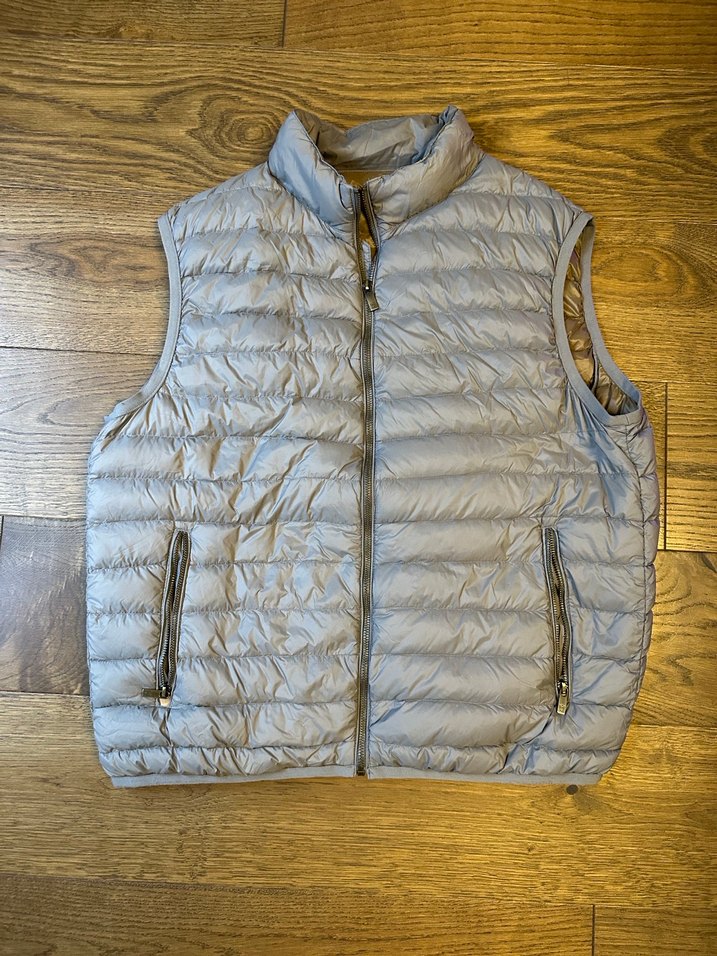 Gri Fermuarlı Erkek Yelek - Görsel 3