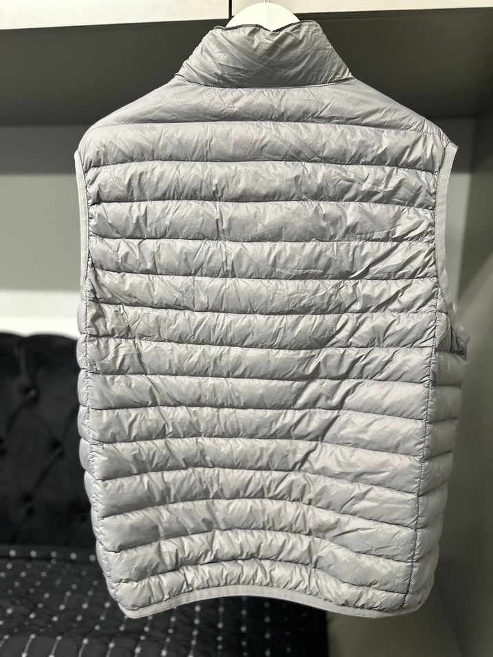 Gri Fermuarlı Erkek Yelek - Görsel 2