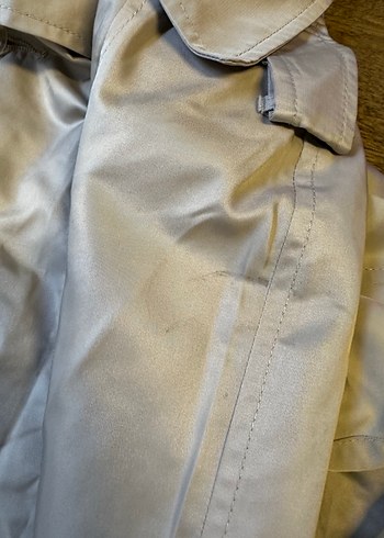 Bej Düğmeli Midi Erkek Trençkot - Görsel 7