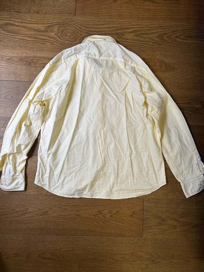 Sayı Keten Uzun Kollu Erkek Gömlek - Görsel 5