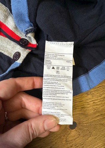 Düğmeli, Renkli Erkek Hırka - Görsel 3