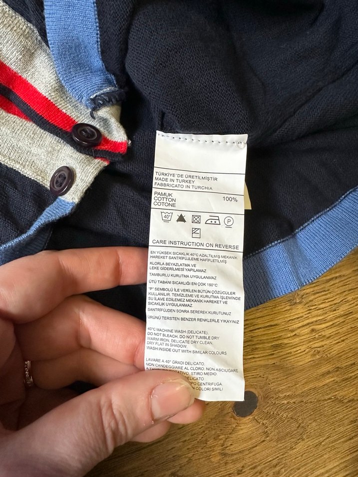 Düğmeli, Renkli Erkek Hırka - Görsel 3