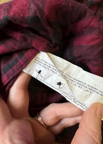 Bordo Uzun Kollu Düğmeli Erkek Gömlek - Görsel 3