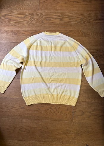 Sarı V Yaka Lacoste Erkek Kazak - Görsel 5