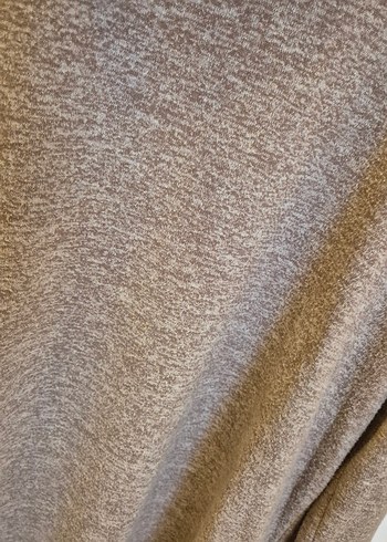 Bej Yüksek Yaka Kadın Triko Kazak MEVSİMLİK - Görsel 5