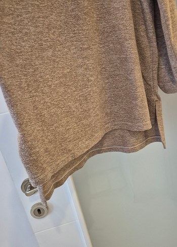 Bej Yüksek Yaka Kadın Triko Kazak MEVSİMLİK - Görsel 3