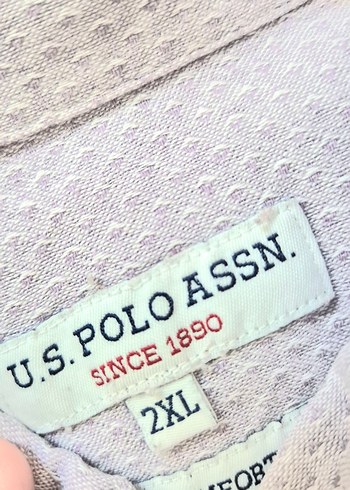 ÇOK TATLI LİLA RENK DÜĞMELİ  KOLLU ERKEK GÖMLEK MARKA. - Görsel 8