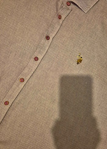 ÇOK TATLI LİLA RENK DÜĞMELİ  KOLLU ERKEK GÖMLEK MARKA. - Görsel 6