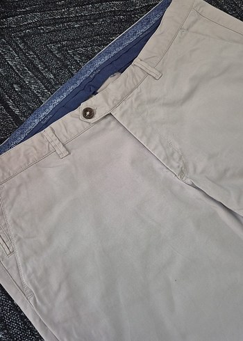 GRİ PAMUKLU ERKEK RAHAT KESİM PANTOLON PİER CARDEN MARKA - Görsel 10