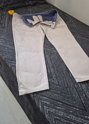 GRİ PAMUKLU ERKEK RAHAT KESİM PANTOLON PİER CARDEN MARKA - Görsel 9