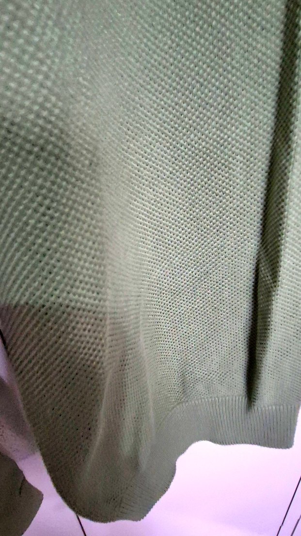 ERKEK  YEŞİL KETEN  SALAŞ BİSİKLET YAKA KAZAK - Görsel 3