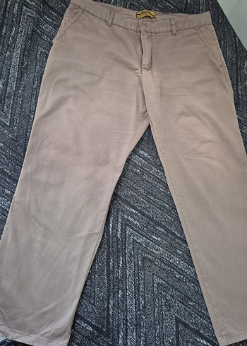 AÇIK KAHVE ERKEK  DENİM PANTOLON REGULAR BEDEN. TOK KUMAŞI VAR. - Görsel 2