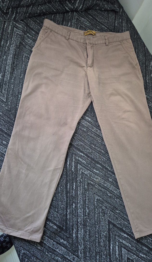 AÇIK KAHVE ERKEK  DENİM PANTOLON REGULAR BEDEN. TOK KUMAŞI VAR. - Görsel 2