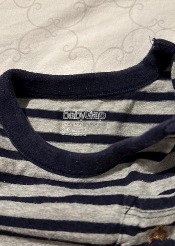 Uzun Kollu Düğmeli Bebek Body Gri - Görsel 3