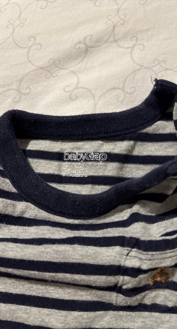 Uzun Kollu Düğmeli Bebek Body Gri - Görsel 3