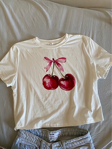 Shein crop tişört
