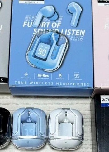 Pembe True Wireless Kulaklıklar Hi-Res Ses