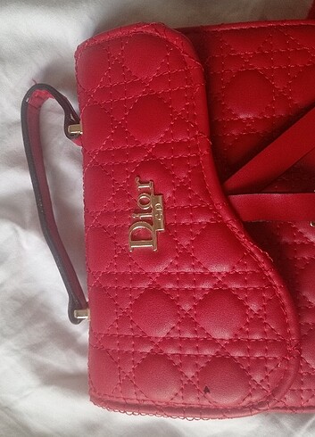 Beden Dior kırmızı çanta 
