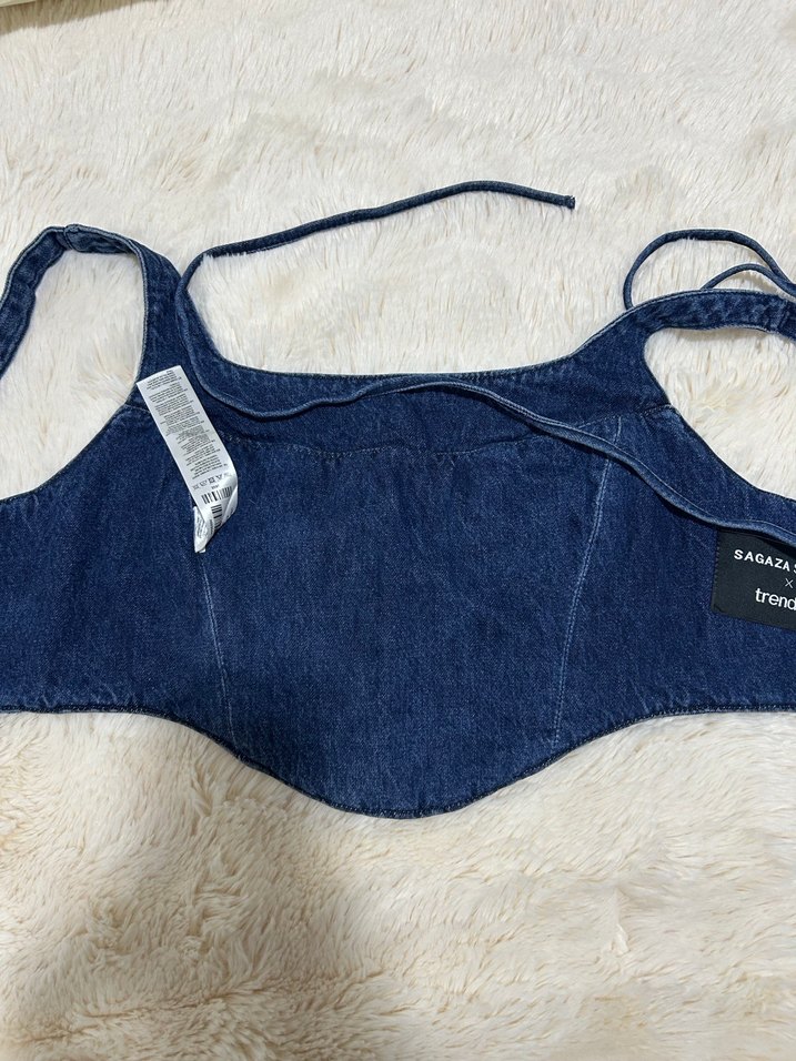 Trendyol Sagaza Denim Büstiyer - Görsel 3