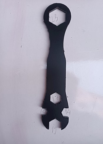 Beden A tipi anahtar, çelik 3 mm
