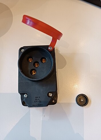 Trifaze tekli fiş, 380 V, SIFIR ambalajında  - Görsel 3