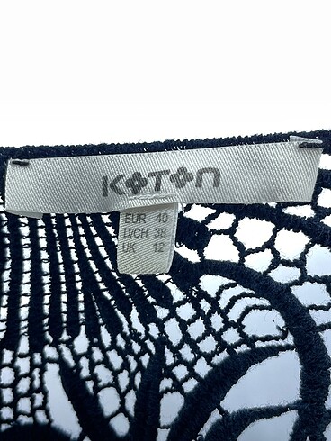 40 Beden siyah Renk Koton Bluz %70 İndirimli.