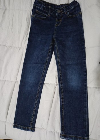 Erkek Çocuk Mavi Denim Pantolon