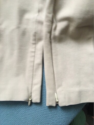 38 Beden beyaz Renk İpekyol likralı dar ekru pantolon