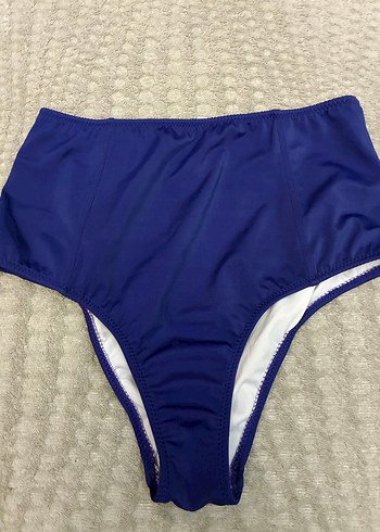 Lacivert Yüksek Bel Kadın Bikini Altı