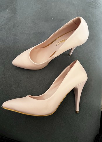 Zara Pembe Stiletto Topuklu Kadın Ayakkabı
