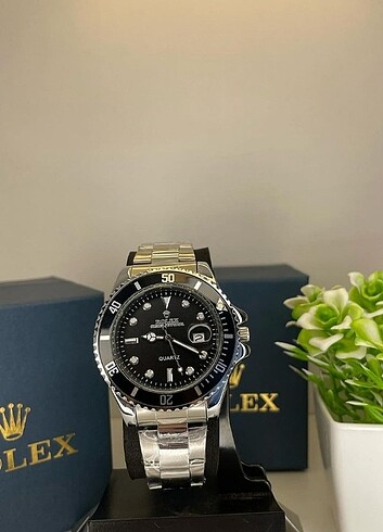 ROLEX SAAT GÜMÜŞ RENK 