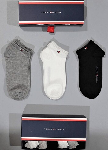TOMMY HILFIGER ÇORAP 6LI 