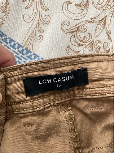 38 Beden camel Renk Lcw erkek pantolon
