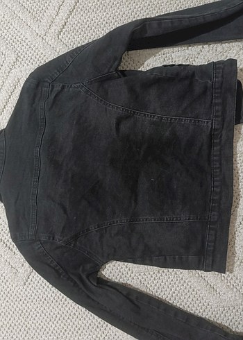 Kadın Siyah Denim Ceket - Görsel 3