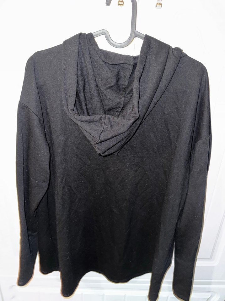 NYC Baskılı Siyah Kadın Sweatshirt - Görsel 3