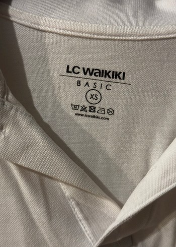 Lc Waikiki Beyaz Polo Yaka Tişört - Görsel 2