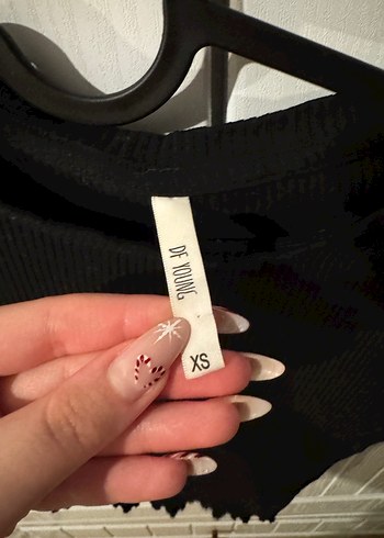 Siyah Crop Üst - Görsel 2