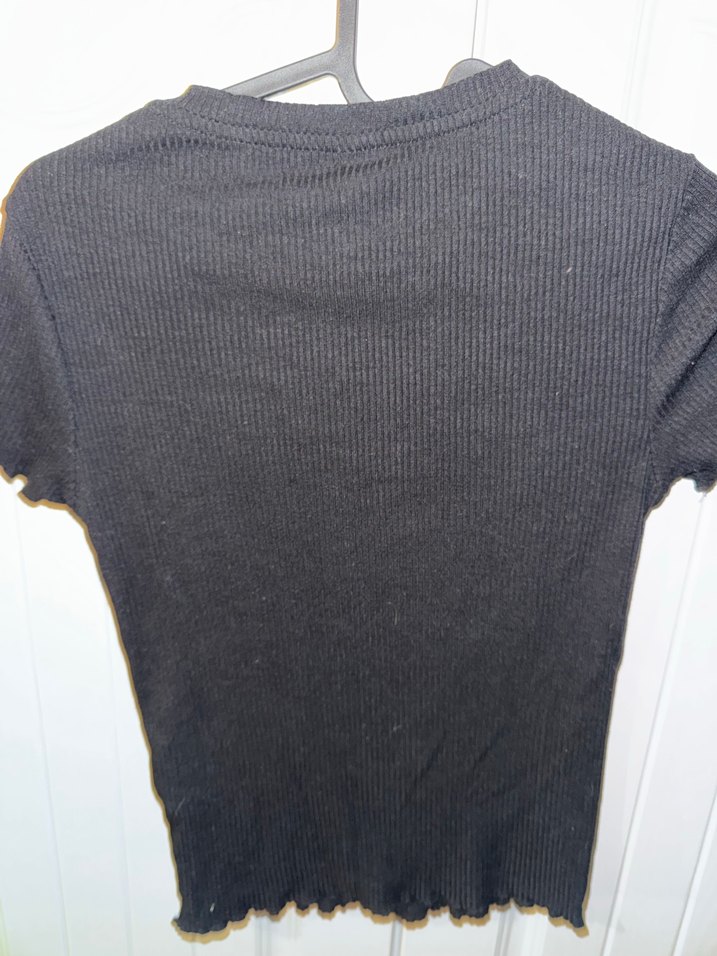 Siyah Crop Üst - Görsel 4