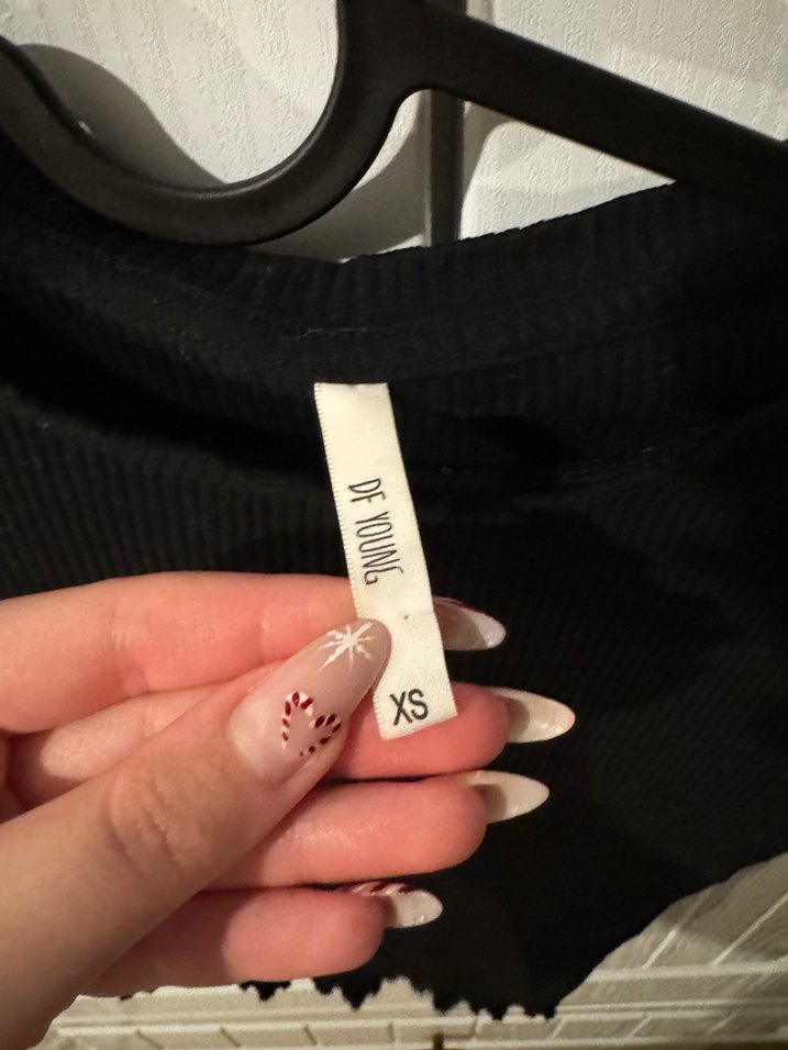 Siyah Crop Üst - Görsel 2