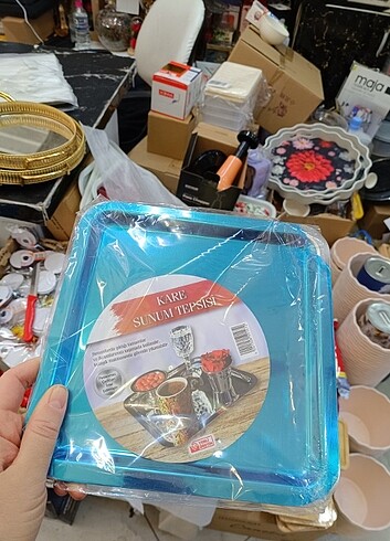 Paslanmaz Çelik Sunum Tepsisi  - Görsel 2