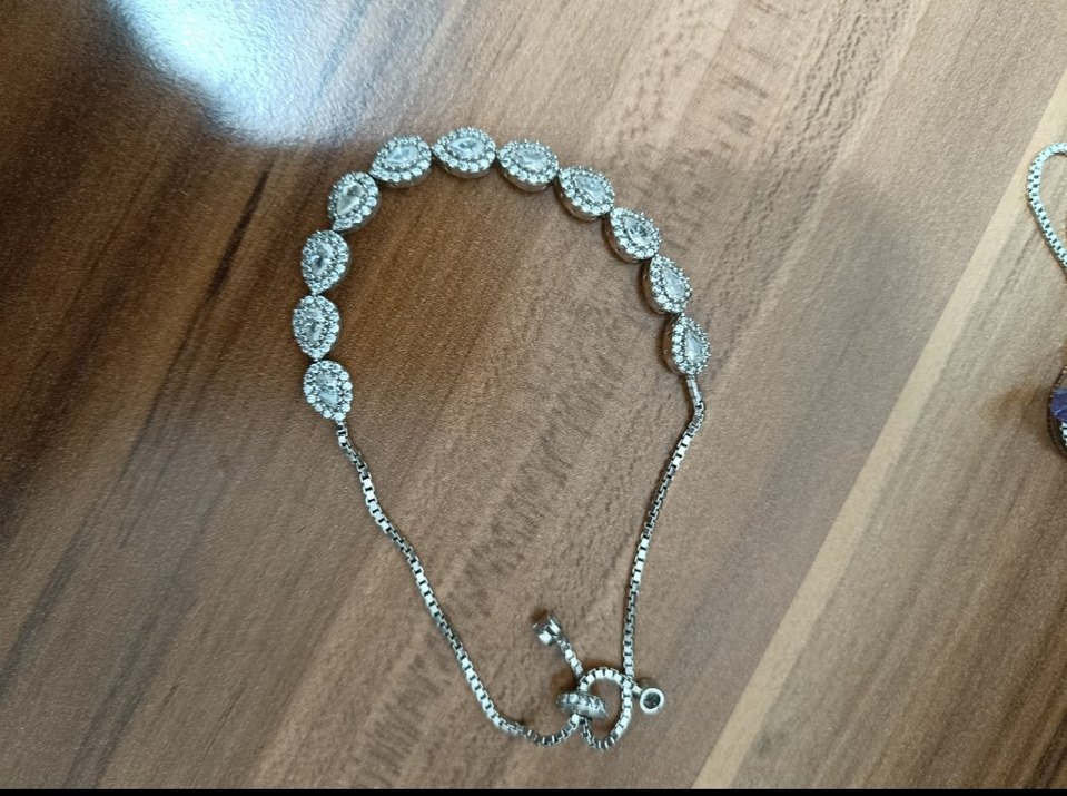 925 ayar Gümüş Bileklik - Görsel 4