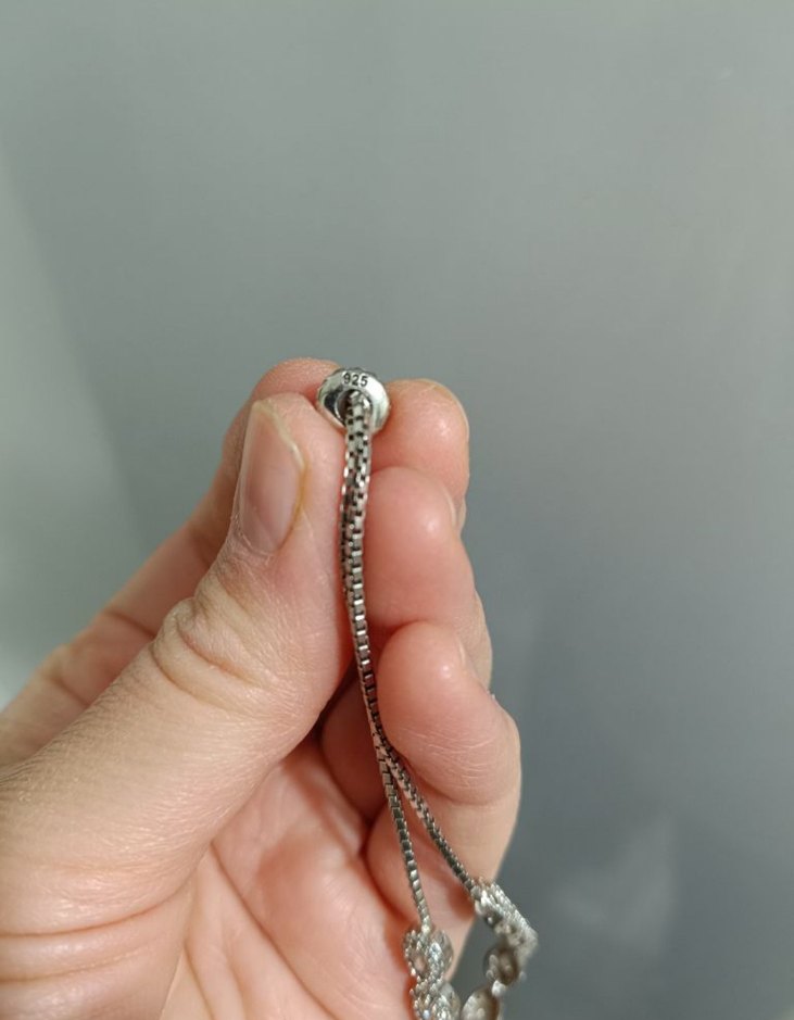 925 ayar Gümüş Bileklik - Görsel 5